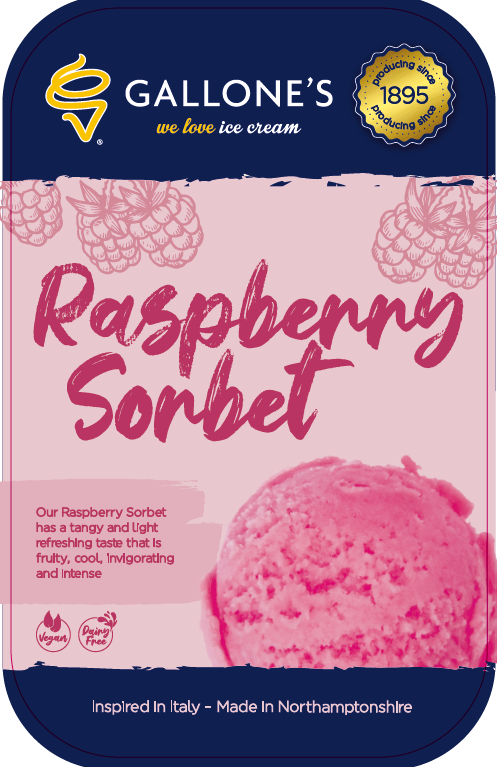 Winco Raspberry Sorbet Raspberry Sorbet 1L - Gallones Ice Cream Delivery